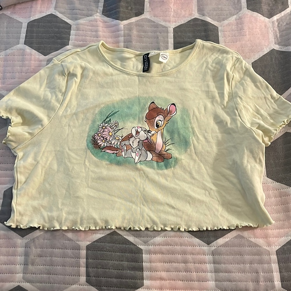 Green Bambi XL Crop Top